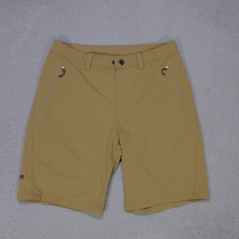 Sitka Gear Territory Shorts Men's 33 khaki Stretch 9" Lightweight Hiking